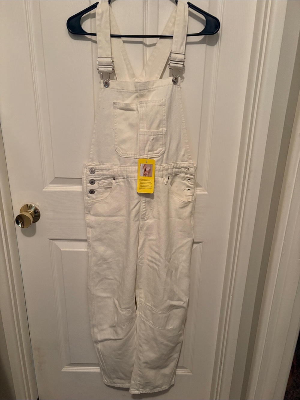 Yoeasy cream Cotton Overalls - Classic Bib-Style Bottoms